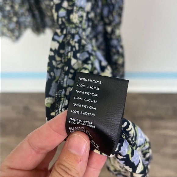 Free People - Molly Jo Boho Colorful Floral Back Cutout Midi Dress Size XL - Picture 11 of 14